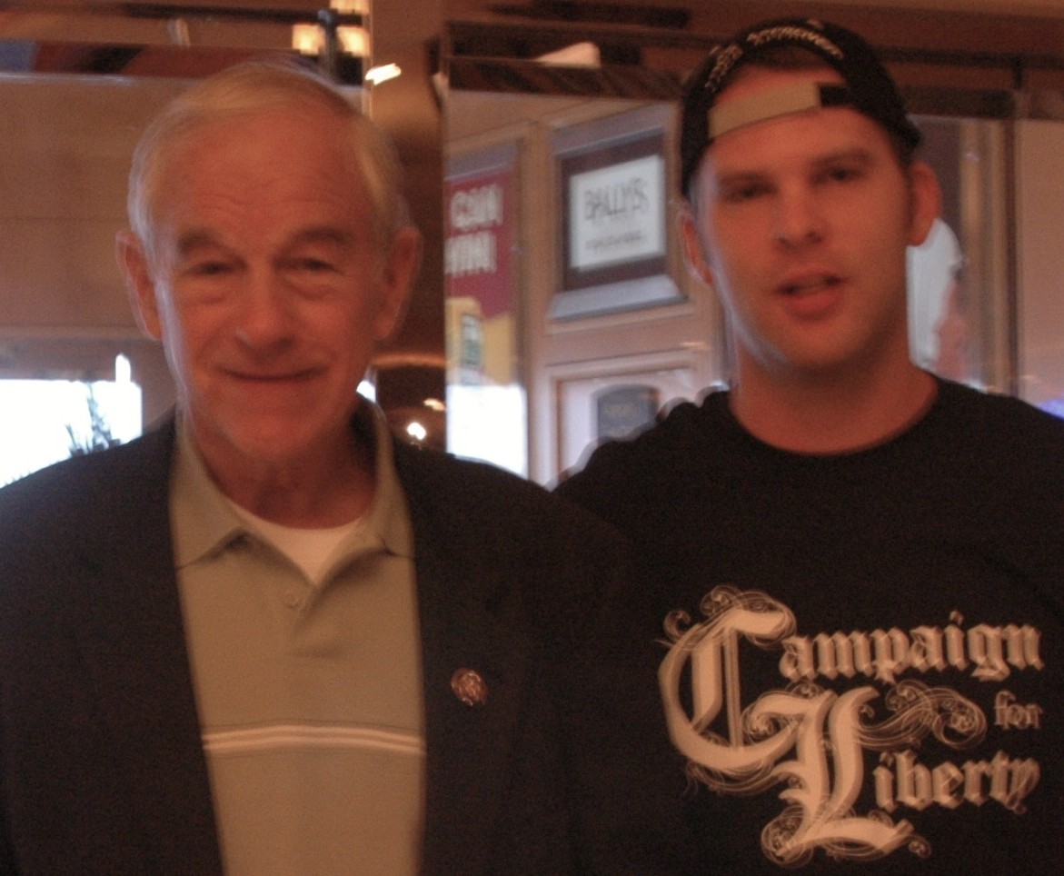 Dr. Ron Paul with Robert J. Gray